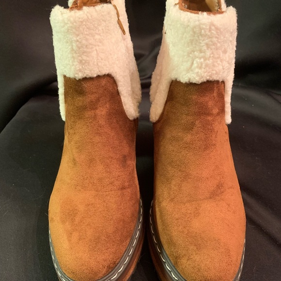 PIERRE DUMAS WOMEN'S SONATA 2 high ankle boots size 8 - Picture 2 of 9